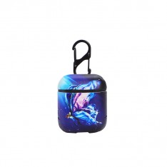 Butterfly Pattern Airpods Case with Hook Keychain