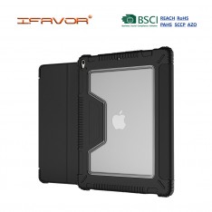 Light Rugged Smart iPad Cover with Apple Pencil groove