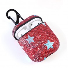 Bling PU Leather Airepods Case